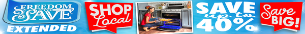 July 4th Sale Extended! - Save up to 40% - Up to $1000 in exclusive rebates - View Our Weekly Ad