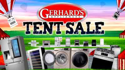 Gerhard's Appliances Tent Sale