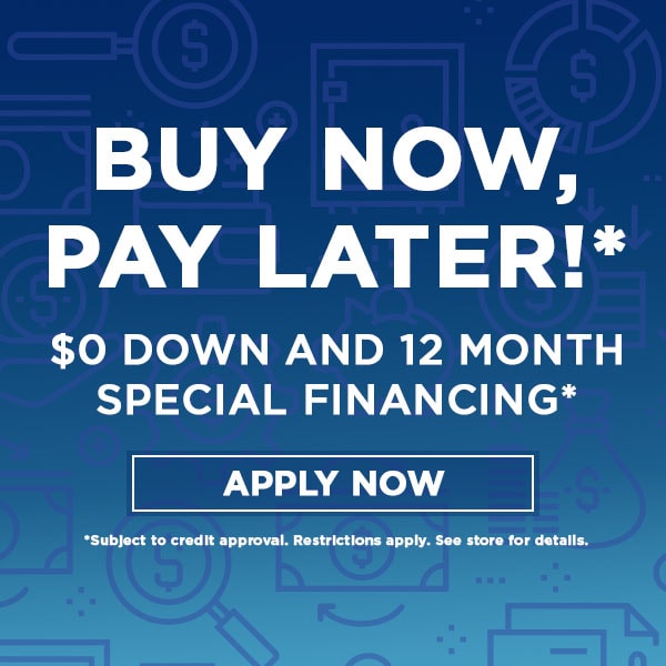 Evergreen - Buy Now Save Later 12 Months Financing - See Store For Details