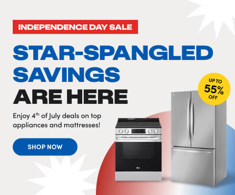 Star Spangled Savings Are Here - up to 55% off - shop now until july 9