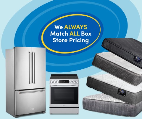 We Always Match All Box Store Pricing