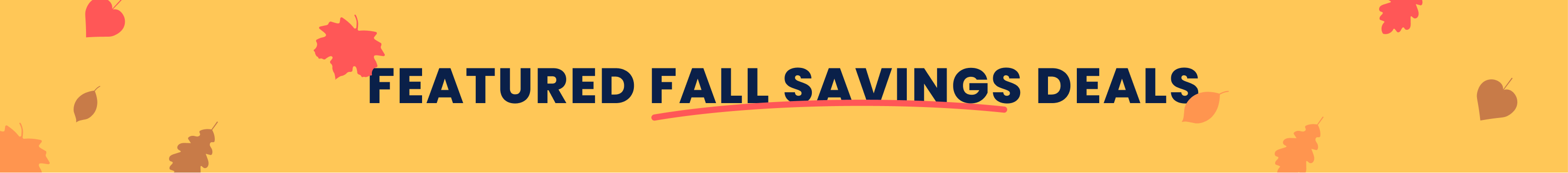 Featured Fall Savings Deals