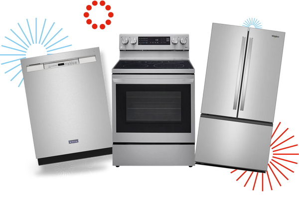 Red, White and new appliances - shop the sale