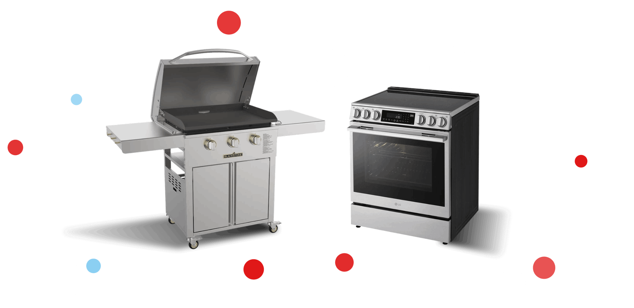Stainless Steel Appliances - Range and Outdoor Grill