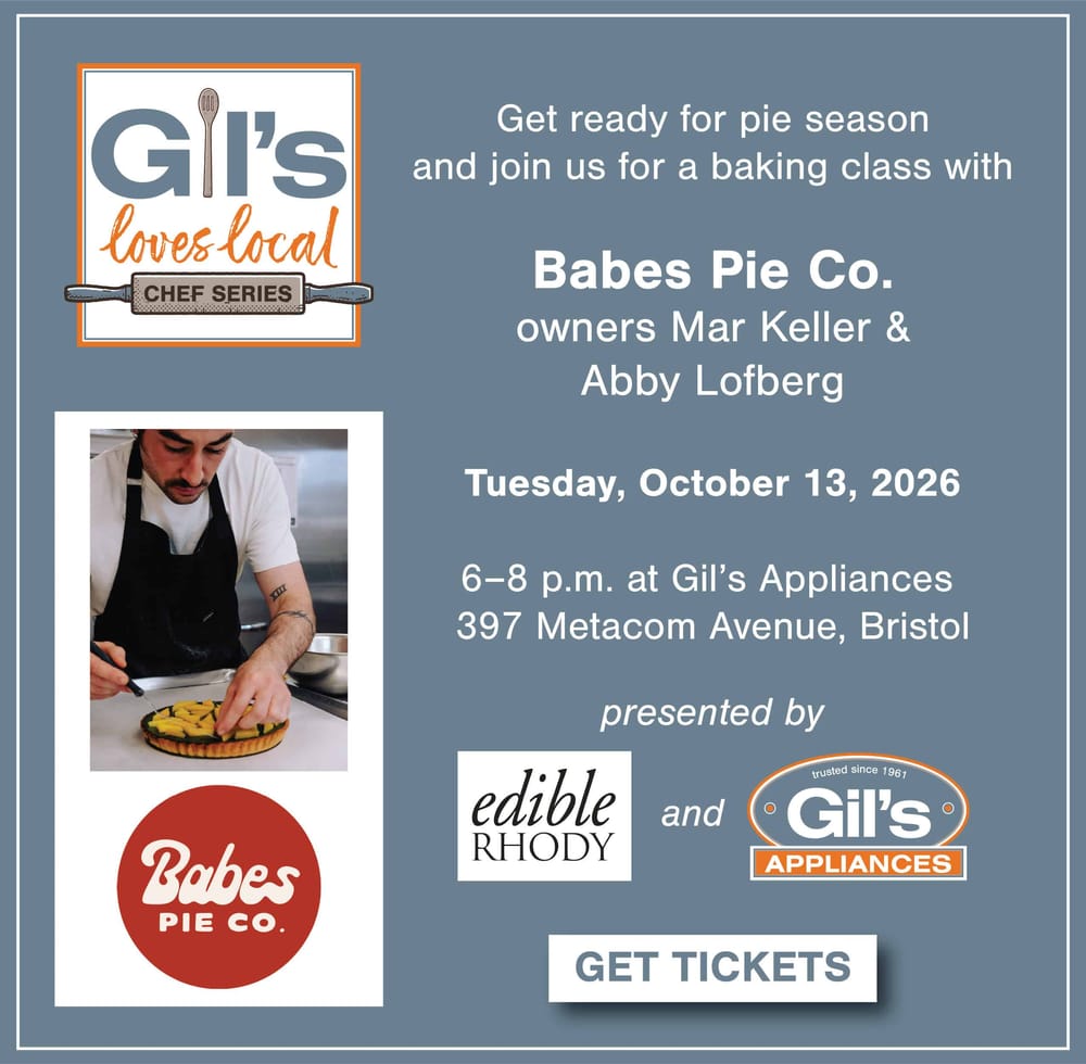Gil's Loves Local Chef Series. Join us for a cooking class with owners Mar Keller and Abby Lofberg of Babes Pie Co. Tuesday, October 13, 2026.- Get Tickets