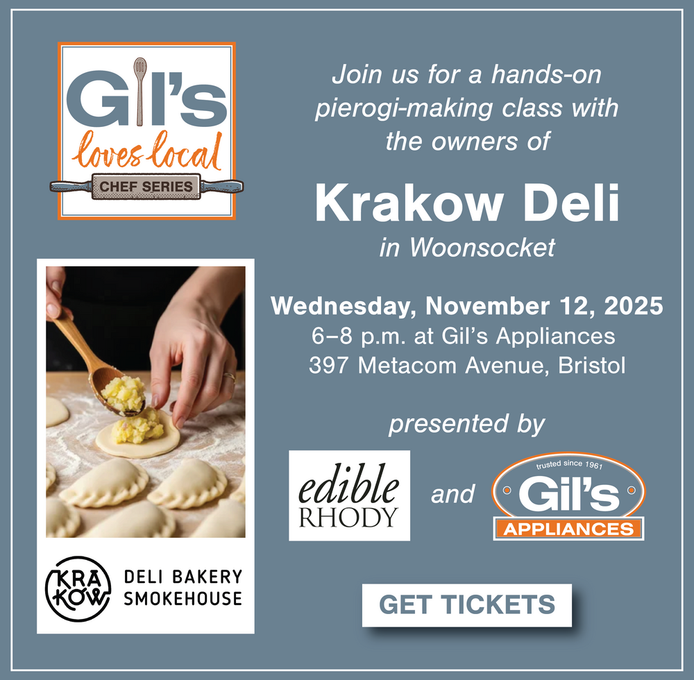 Join us for a hands-on pierogi-making class with the owners of Krakow Deli in Woonsocket