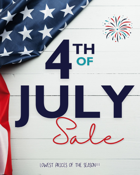4th of july Sale. lowest prices of the season