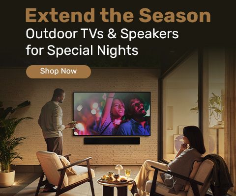 Extend the Season — Outdoor TVs & Speakers for Special Nights - Shop Now