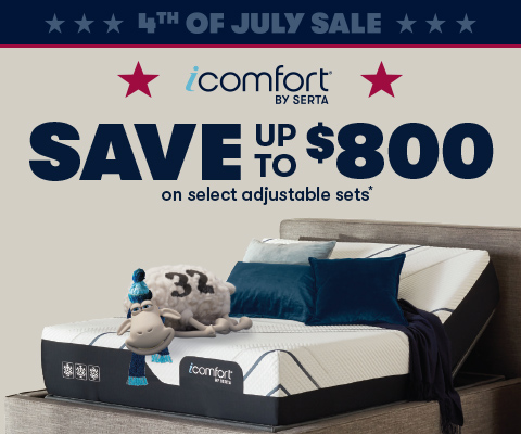 Serta iComfort July 4th Savings - Save $800
