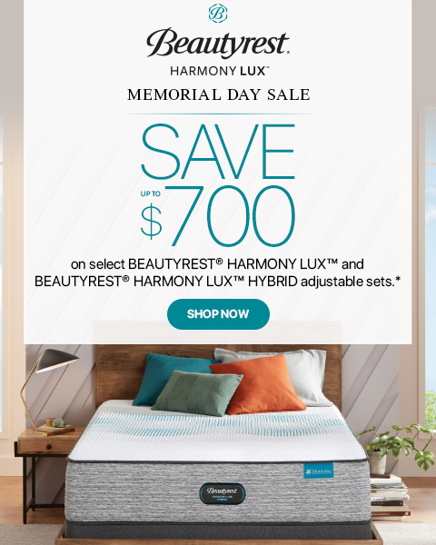 Beautyrest Harmony Lux Memorial Day Sale Save $700