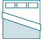 King Mattress Icon - Sizing: 76in x 80in