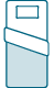 Twin XL Mattress Icon - Sizing: 38in x 80in