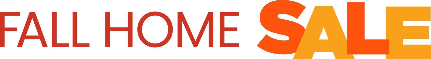 Fall Home Sale Logo
