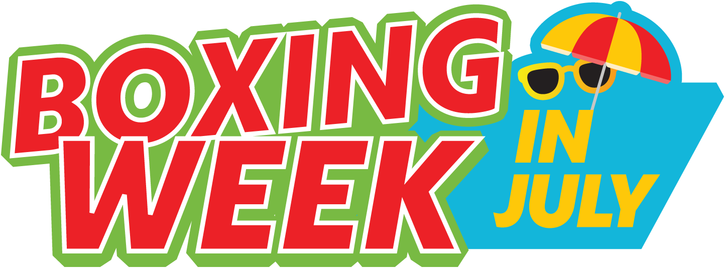 Boxing Week In July logo