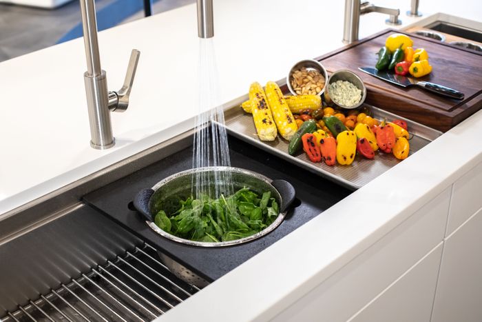Roasted Corn Salad Using the Galley Workstation