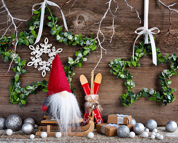 Christmas Gnome Wreath