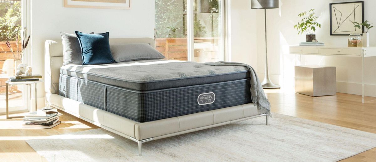 Blue BeautyRest Silver mattress