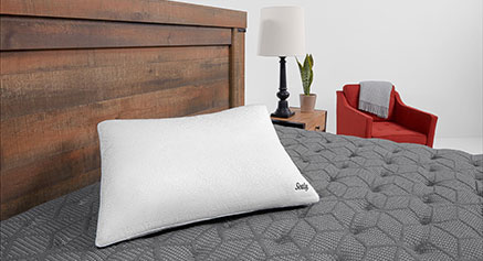Pillow on a bed