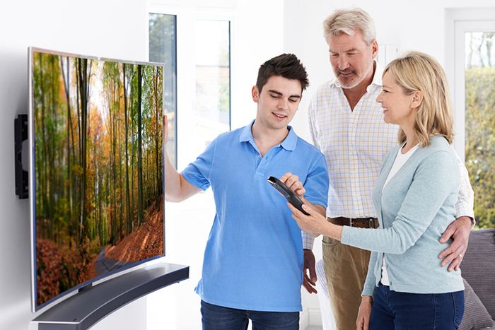 Install a Projection Screen the Right Way